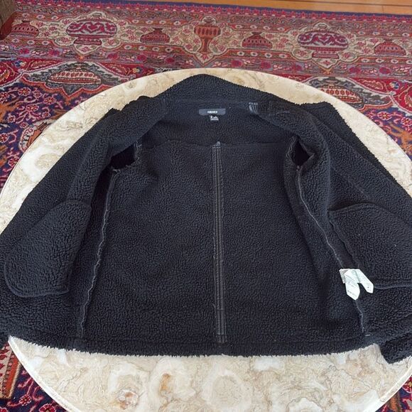 Forever 21 Faux Leather Shearling Lined Biker Zippered Jacket - Picture 10 of 11